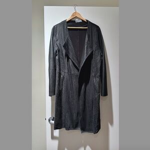 Bagatelle Black Leather Coat